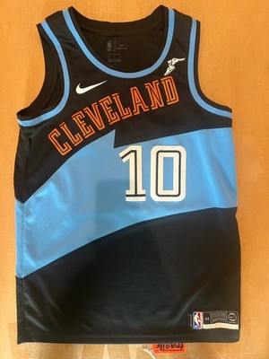 Nike Dri-Fit Darius Garland Cleveland Cavaliers #10 Black Blue