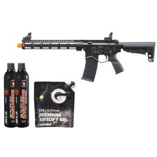 Golden Eagle BD Style 12.5" inch M-LOK M4 GBB Airsoft Rifle - Green Gas Combo -
