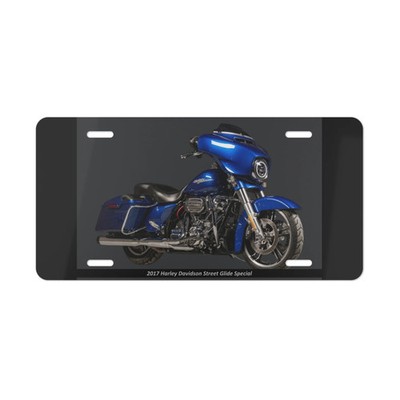 2017 Harley Davidson Street Glide Special License Vanity Plate