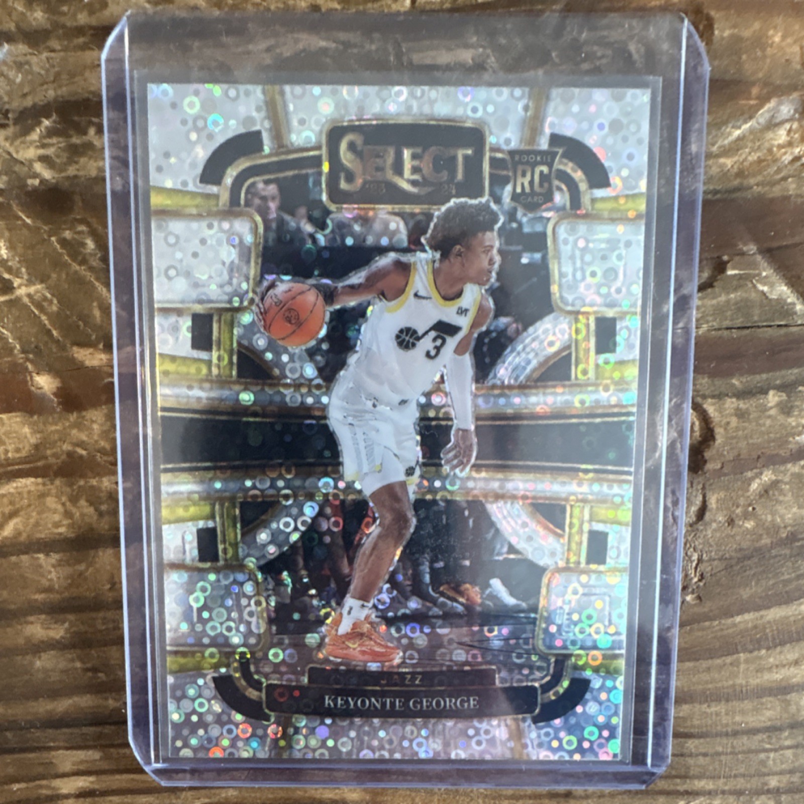 2023-24 Panini Select Disco Prizm Concourse RC #75 Keyonte George Utah Jazz