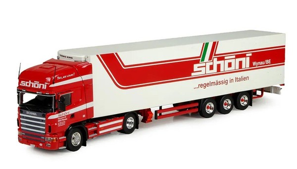 Tekno, Scania 124 Topline 4X2 Mit 3-Achs-KüHlauflieger Schoni, 1/50, TEK73906-image