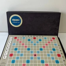 Vintage Scrabble Crossword Game by Selchow & Righter Co New York NY - 1953
