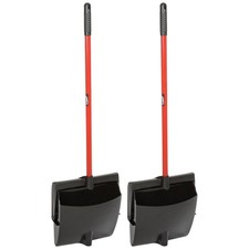 Libman Commercial 918 Lobby Dust Pan - Open Lid Lot of 2