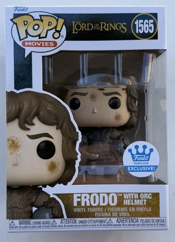 Funko Pop! 1565 The Lord Of The Rings Frodo Baggins With Orc Helmet w/Protector