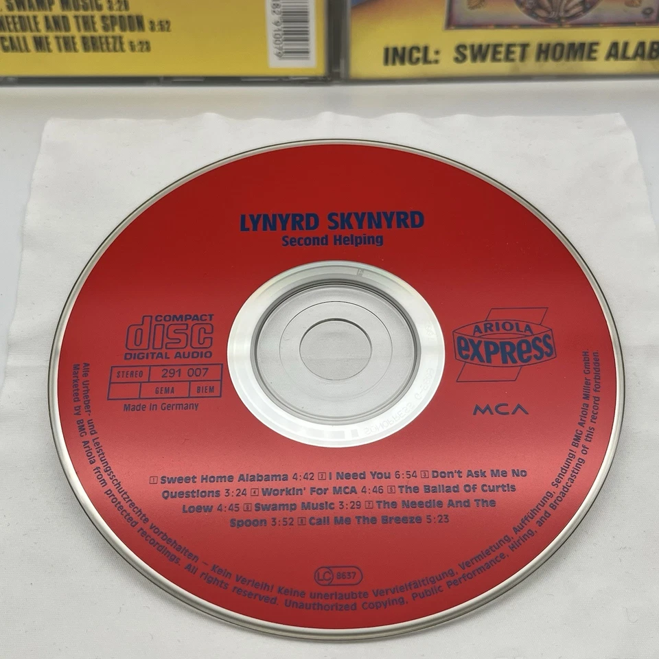 Second helping (1974) von Lynyrd Skynyrd | CD | Zustand sehr gut🟪📀 - Bild 2 von 4