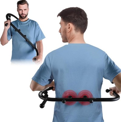Trigger Point Massage Tool,Two Shapes Handheld Back and Neck Massager for Pai