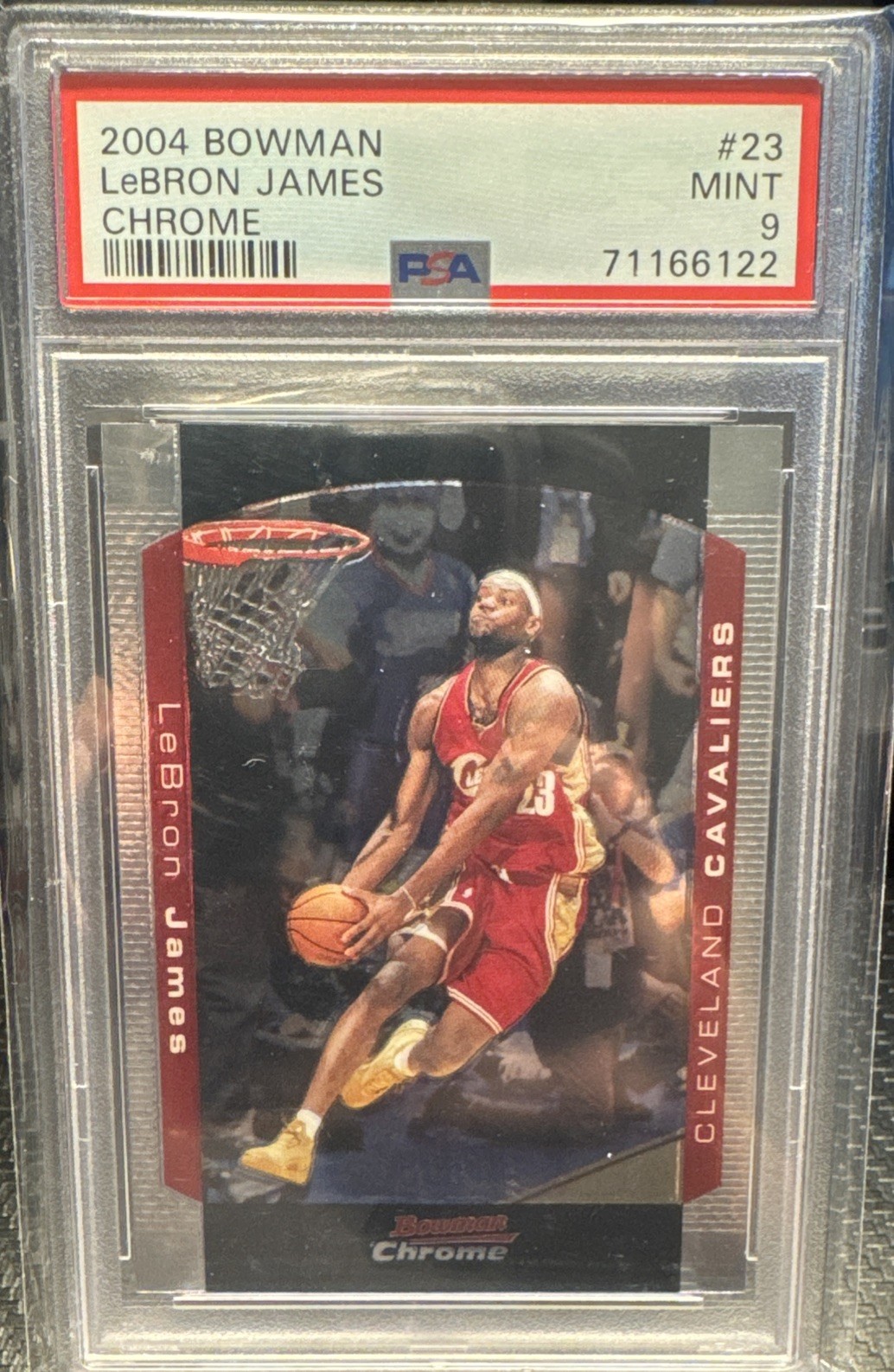 2004-05 Bowman Chrome PSA 9 - LeBron James #23