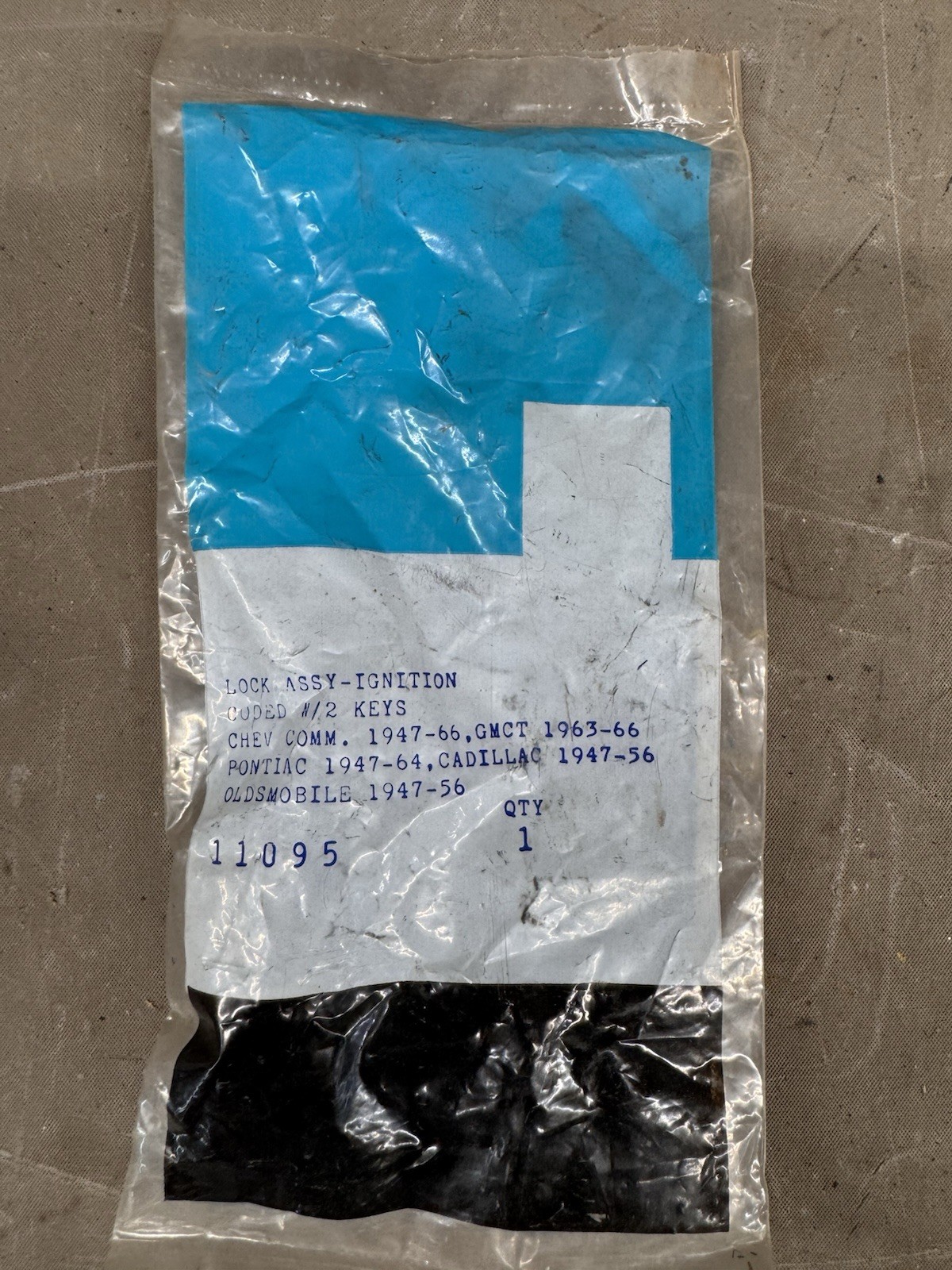 NOS 1947-1966 Pontiac Torpedo Chevy GMC Truck Corvette Ignition Switch Lock Key