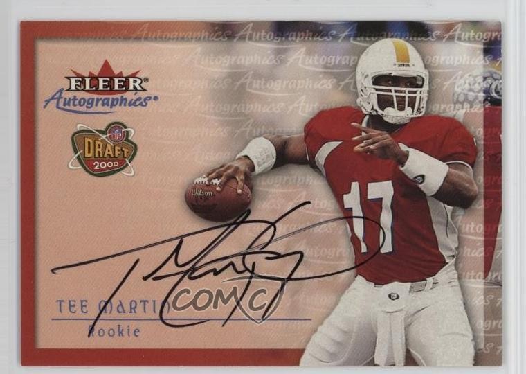 Tee Martin Fleer Autographics # Autographics