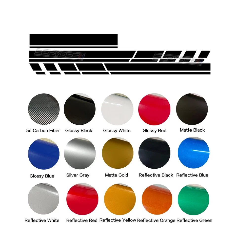 Kits de 3 piezas de calcomanías de vinilo para capó de coche para Mazda CX-3 Foto 2 de 4