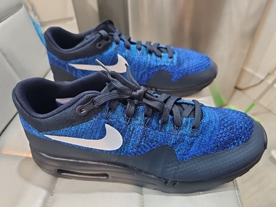 Size 11.5 - Nike Air Max 1 Ultra Flyknit Obsidian Racer Blue