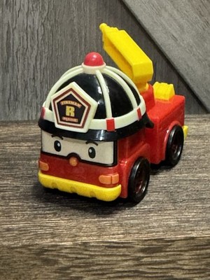 Roy Robocar Poli Fire Engine Truck 1:64 Silverlit Metal Diecast Vehicle 2011