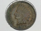 1901 Indian Cent in almost uncirculated plus