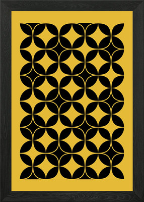 Geometrisches Muster gerahmtes Wandbild Poster Leinwanddruck Bild
