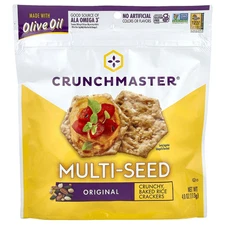 Multi-Seed, Crunchy Baked Rice Crackers, Original, 4 oz (113 g)