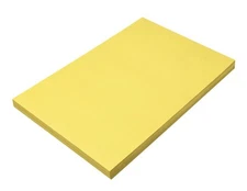 Prang 12x18 Inches Yellow Construction Paper 50 lb Arts and Crafts Pack