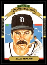 Jack Morris 1987 Leaf #13 Detroit Tigers MLB READ FREE SHIPPING AutographDen