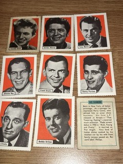 Arthur Pearson Trade Cards Glamour Album Pop Singer Portraits. All Listed Rare