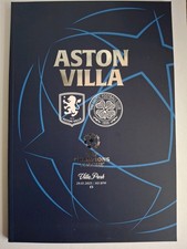 Aston Villa vs  Celtic .  Champions League Program . New