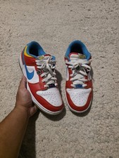 Size 11 - Nike Dunk Low x LeBron James x Fruity Pebbles Red
