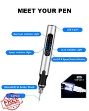 Electric Engraving Pen Set Rotary Tool DIY Gifts