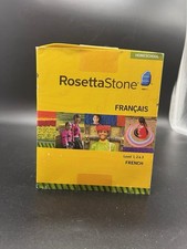 NEW Rosetta Stone French Version 3 CD-Rom Win/Mac Homeschool Levels 1-3 Sealed