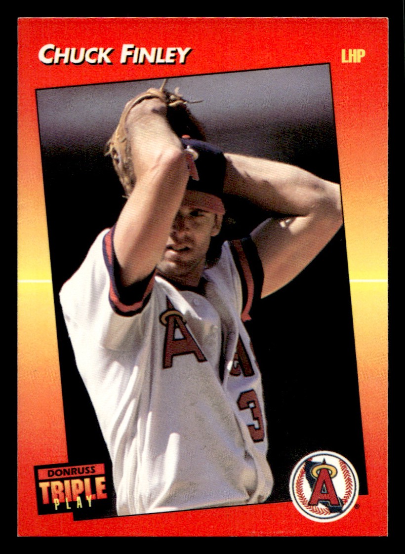 1992 Leaf - Chuck Finley Baseball card Los Angeles Angels Raw Trading Card