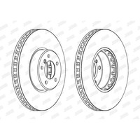 Jurid 563045JC-1 Bremsscheibe