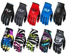 Fly Racing Lite Youth Motocross & Mountain Bike Gloves - Protective Gloves for