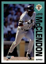 1992 Fleer Lloyd McClendon Pittsburgh Pirates #560