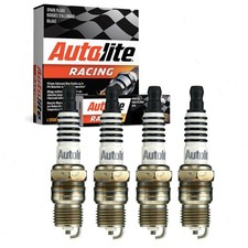 4 pc Autolite Racing AR23 Spark Plugs for 400 2771 2623 Ignition Wire ap