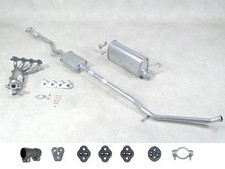 Auspuff SET komplett Neu für Kia Picanto 1.0 1.1 Euro 3 bis 10/07 Kat MSD ESD