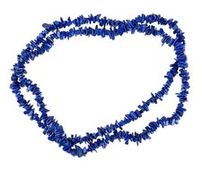 Premium Dark Blue Lapis Lazuli Chip 36” Necklace 