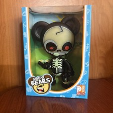 Rare Original Swear Bears Skeleton Skeleteddy Vinyl Figure Drastic Plastic New