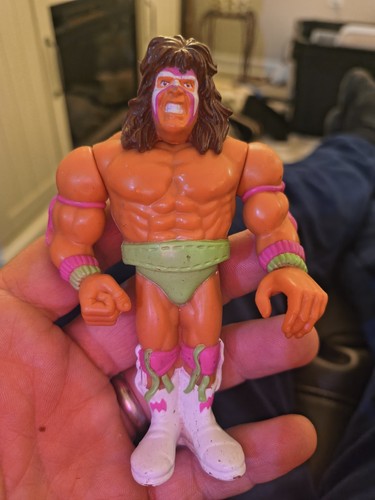 WWF Hasbro The Ultimate Warrior Titan Sports WWE W...