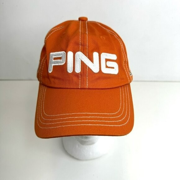 Ping G10 Strapback Hat Cap Adjustable Orange Ligh… - image 1
