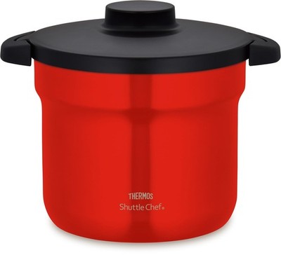THERMOS Vacuum Insulated Cooker Shuttle Chef 4.3L (4-6 servings) Urban Red Sera