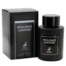 Opulence Leather by Maison Alhambra cologne men EDP 3.3 / 3.4 oz New in Box