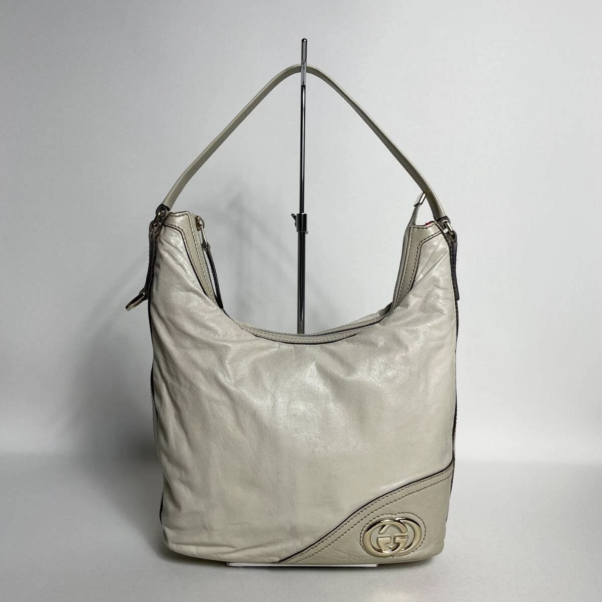 Sac à bandoulière Gucci blanc imbriqué Abby 71B176