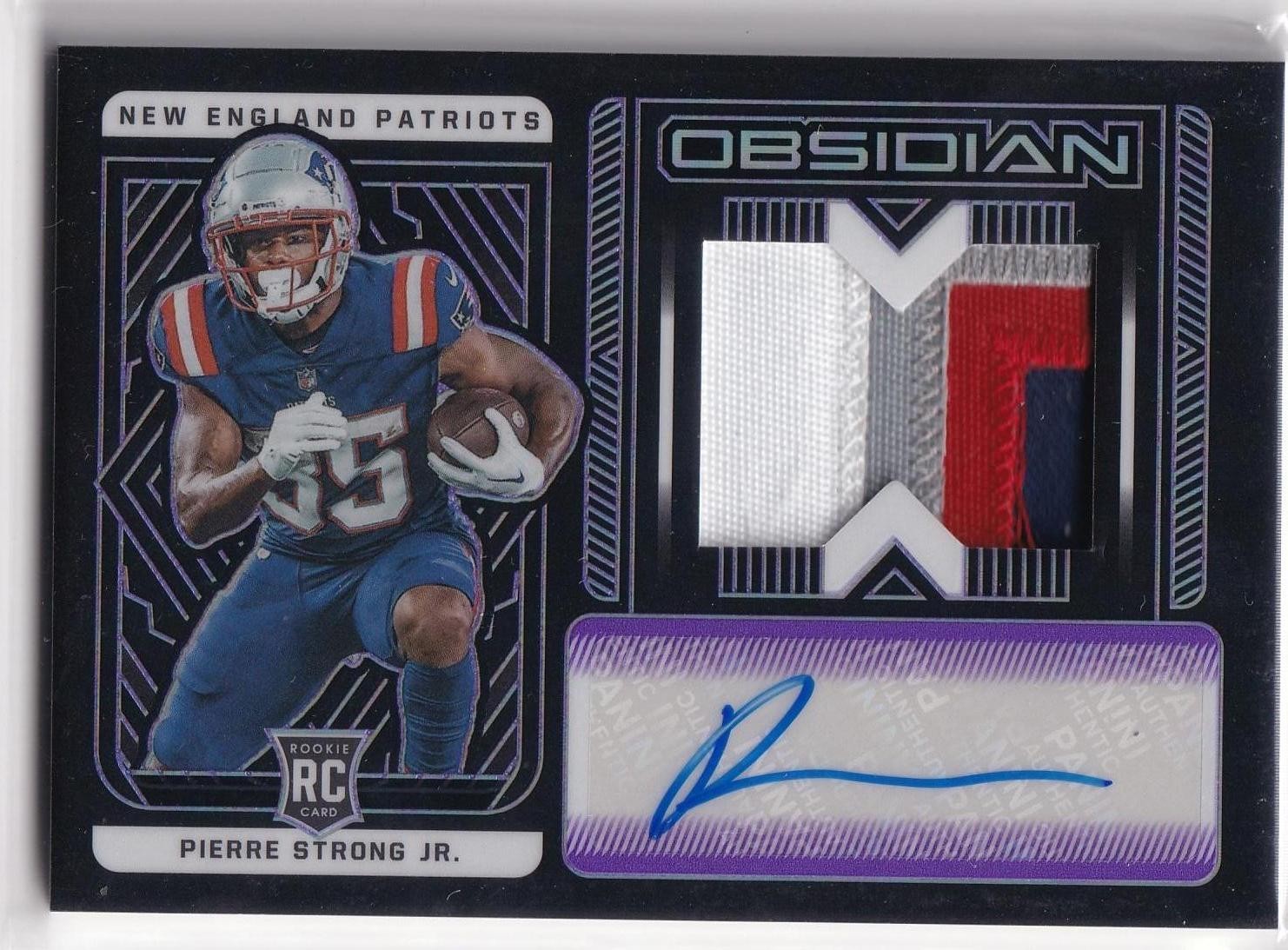 Pierre Strong Panini Obsidian #236 Purple Electric Etch