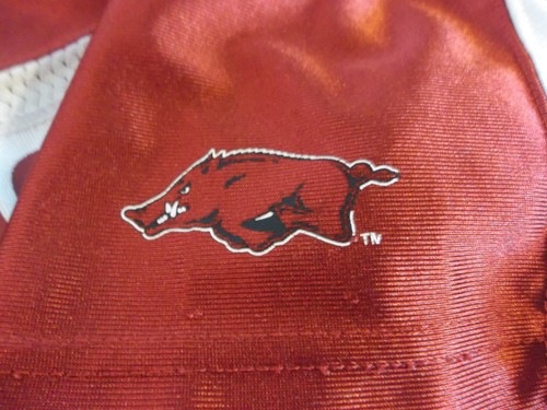 Vintage 90s Starter Team Arkansas Razorbacks Football Jersey #35 YOUTH Size M - Picture 5 of 11