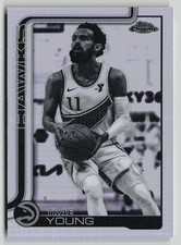 2025-26 Topps Chrome Trae Young Negative Refractor #5 Hawks