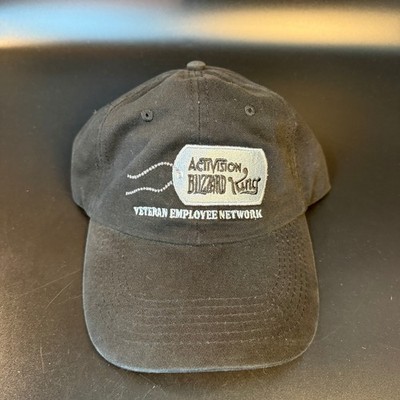 Activision Blizzard King Veteran Employee Network Black Baseball Cap Hat