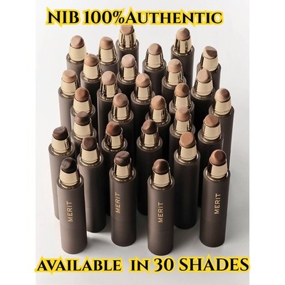 MERIT Authentic  Complexion Foundation and Concealer Stick .23 oz 30 shades