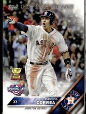 2016 Topps Opening Day Carlos Correa OD-58 Houston Astros