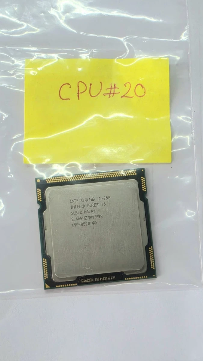 Intel Core i5 1st Gen. LGA 1156/Socket H Computer Processors (CPUs