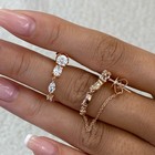 1.8ct Mixed fancy Jacket Earrings Rose Gold 14K Labcreated Diamond F/VS — photo 9