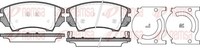 Bremsbelagsatz Scheibenbremse Remsa 1375.12 FüR Opel G09 Chevrolet Insignia Saab