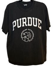Vintage 90s Y2K Jansport Purdue University Shirt Single Stitch USA Made Sz L