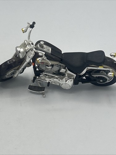 Vtg 2 Maisto Harley Davidson Flsts Heritage & Flstf Fat Boy Diecast Motorcycle - Picture 9 of 15